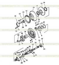 Вал турбины и статор Вал турбины и статор